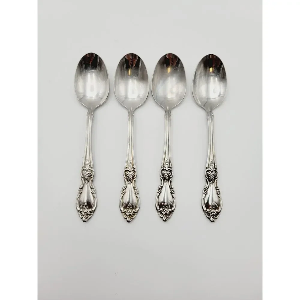 Oneida Community LOUISIANA Glossy Stainless Flatware Tablespoon Vtg